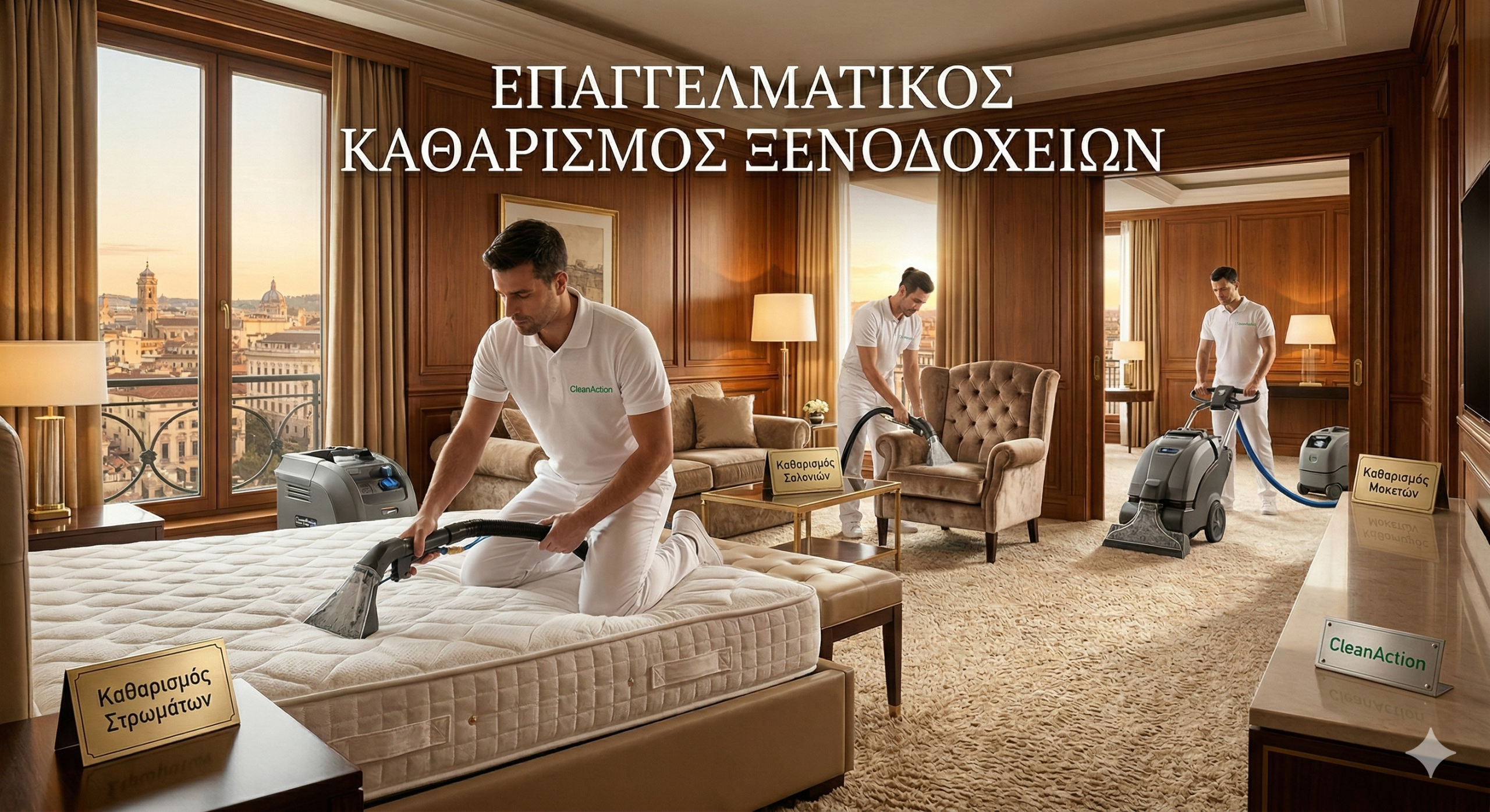 Καθαρισμός Ξενοδοχείων Αθήνα.