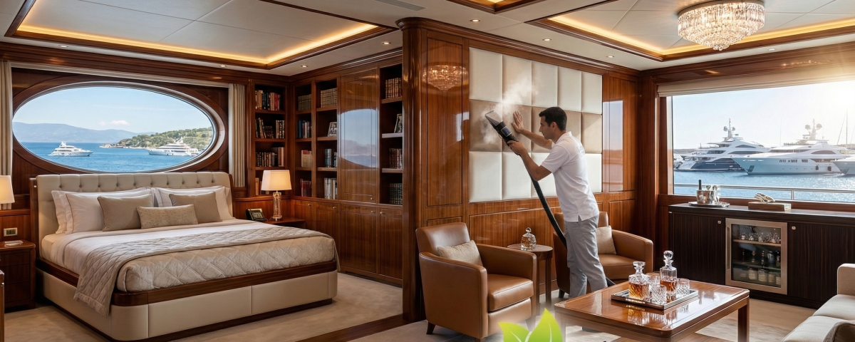 Βιοκαθαρισμός Ταπετσαριών Σκαφών & Yachts | VIP Φροντίδα