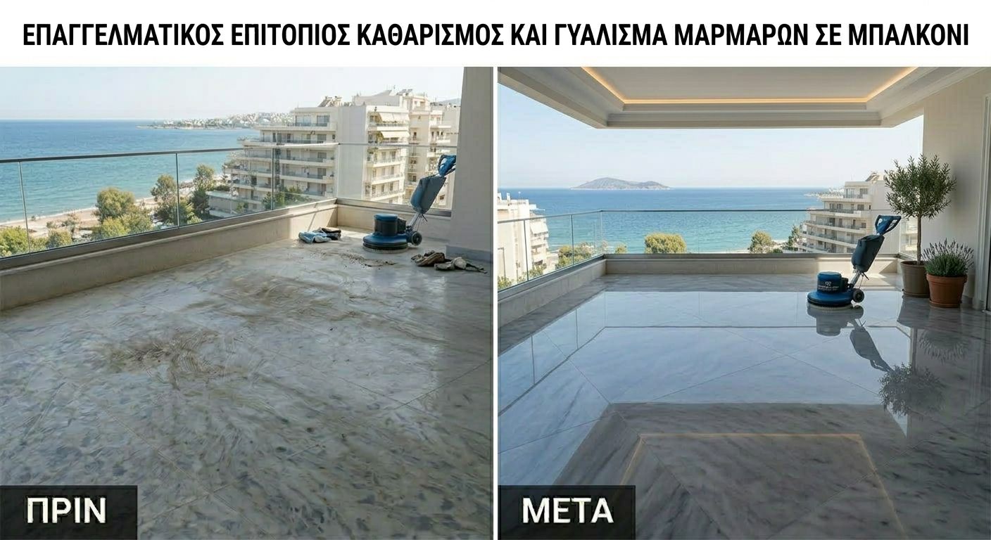 Γυάλισμα Μαρμάρων & Μωσαϊκών Χωρίς Σκόνη Αθήνα | Κρυσταλλοποίηση