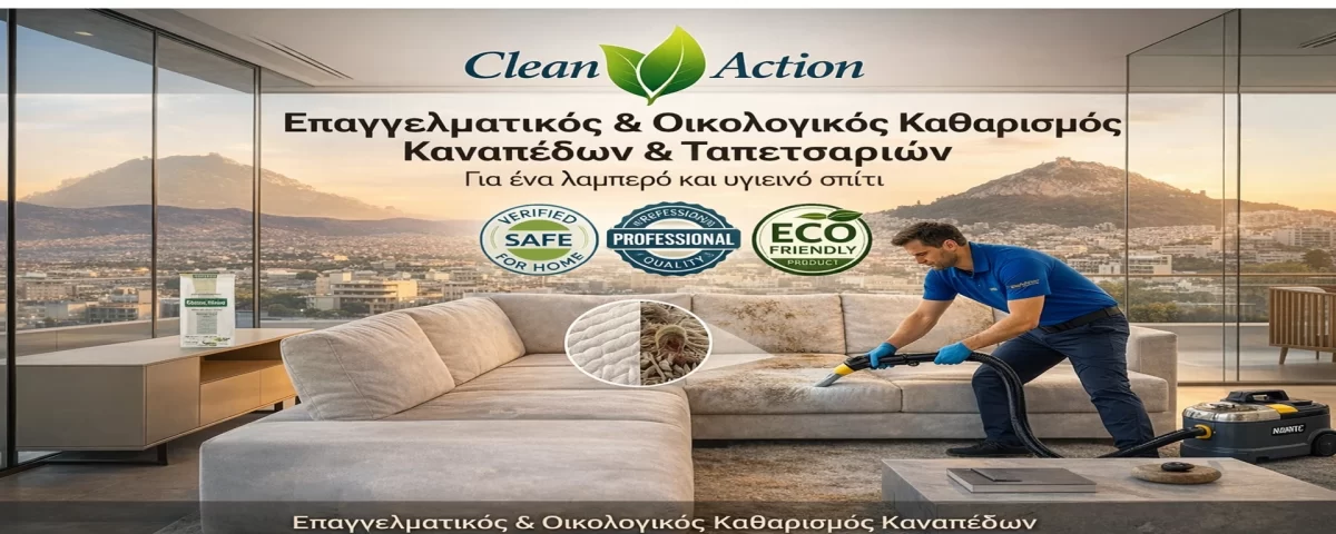 Καθαρισμός σαλονιού και καθισμάτων Αθήνα