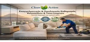 Καθαρισμός σαλονιού και καθισμάτων Αθήνα